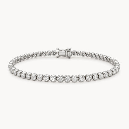Tennisarmband in 925er Silber mit Zirkonia