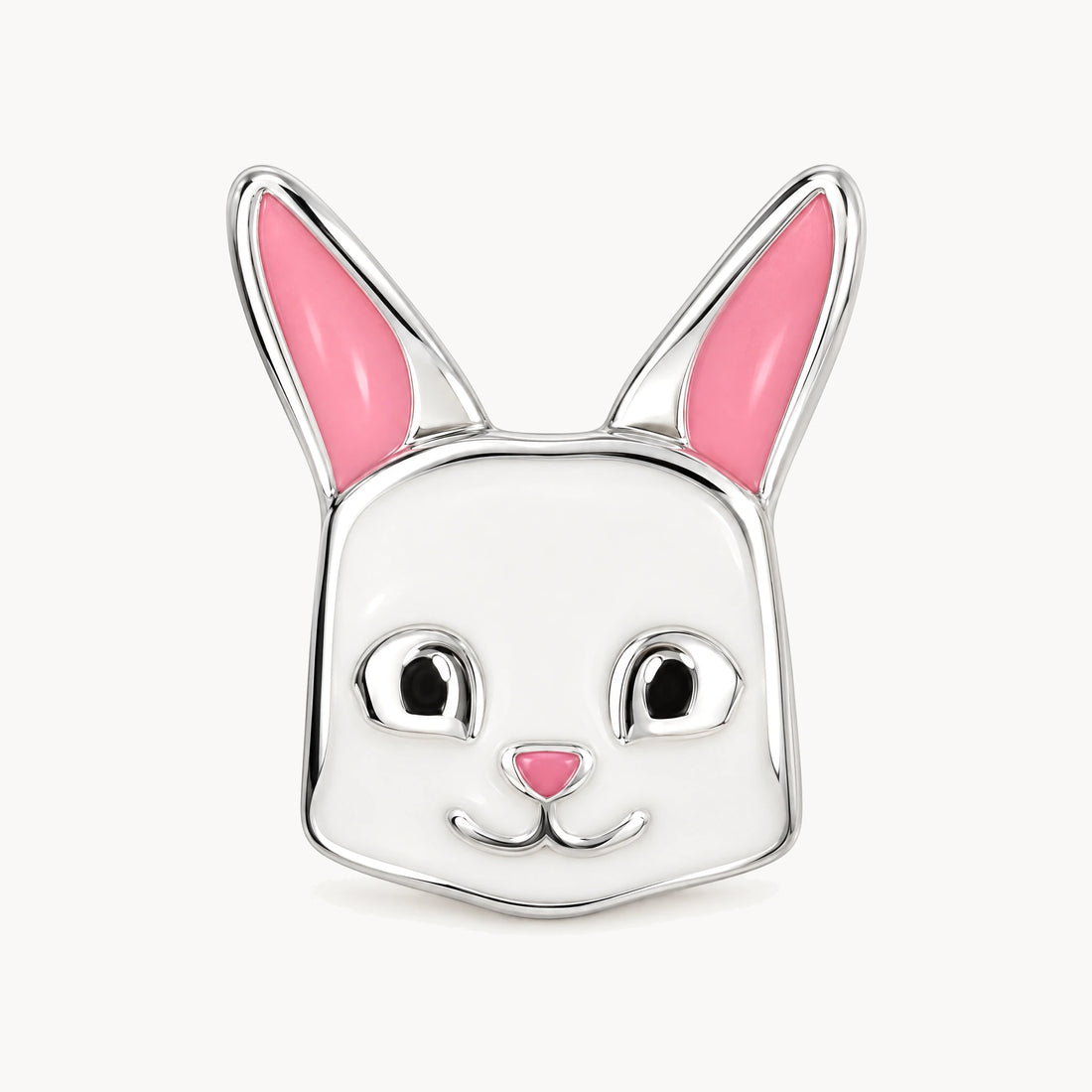 Ohrstecker „Hase“ in 925er Silber rhodiniert