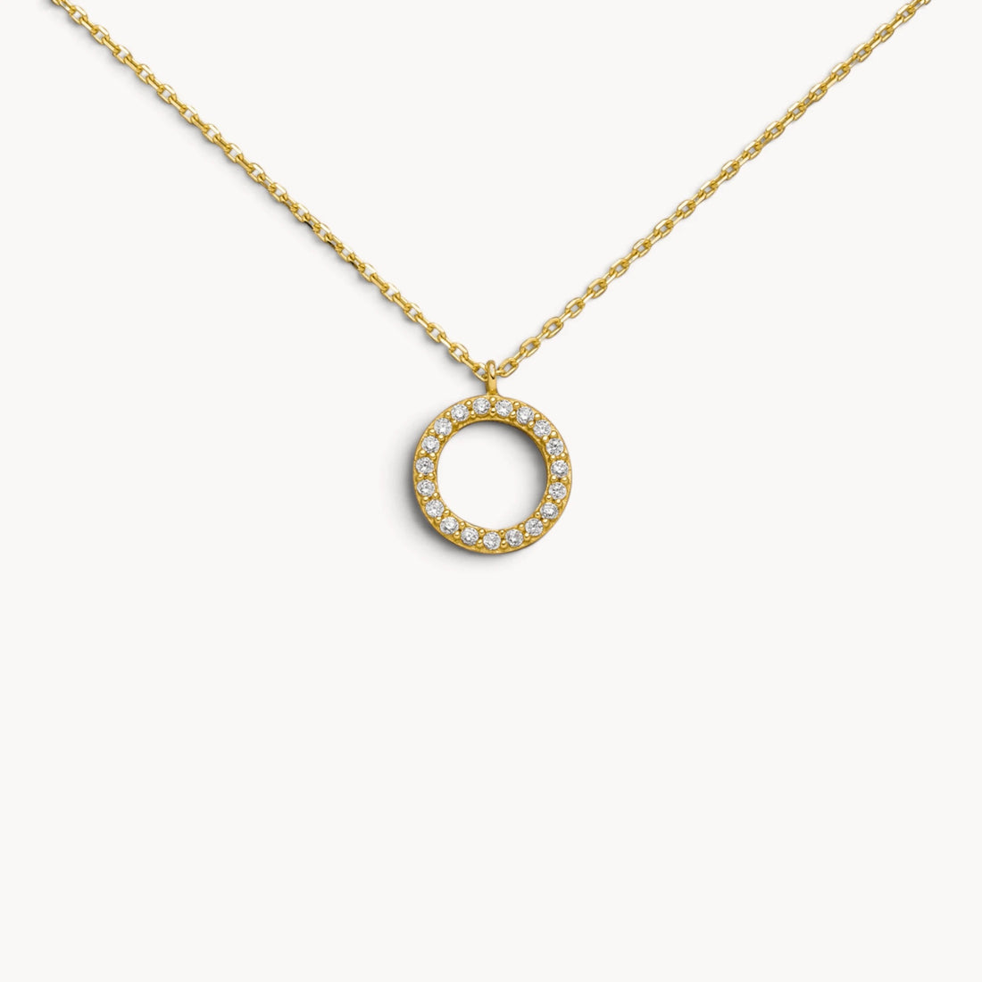 Armband &amp; Kette in Gelbgold mit Zirkonia