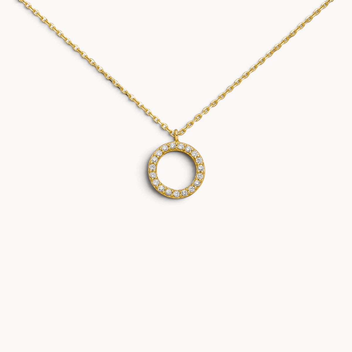 Armband &amp; Kette in Gelbgold mit Zirkonia