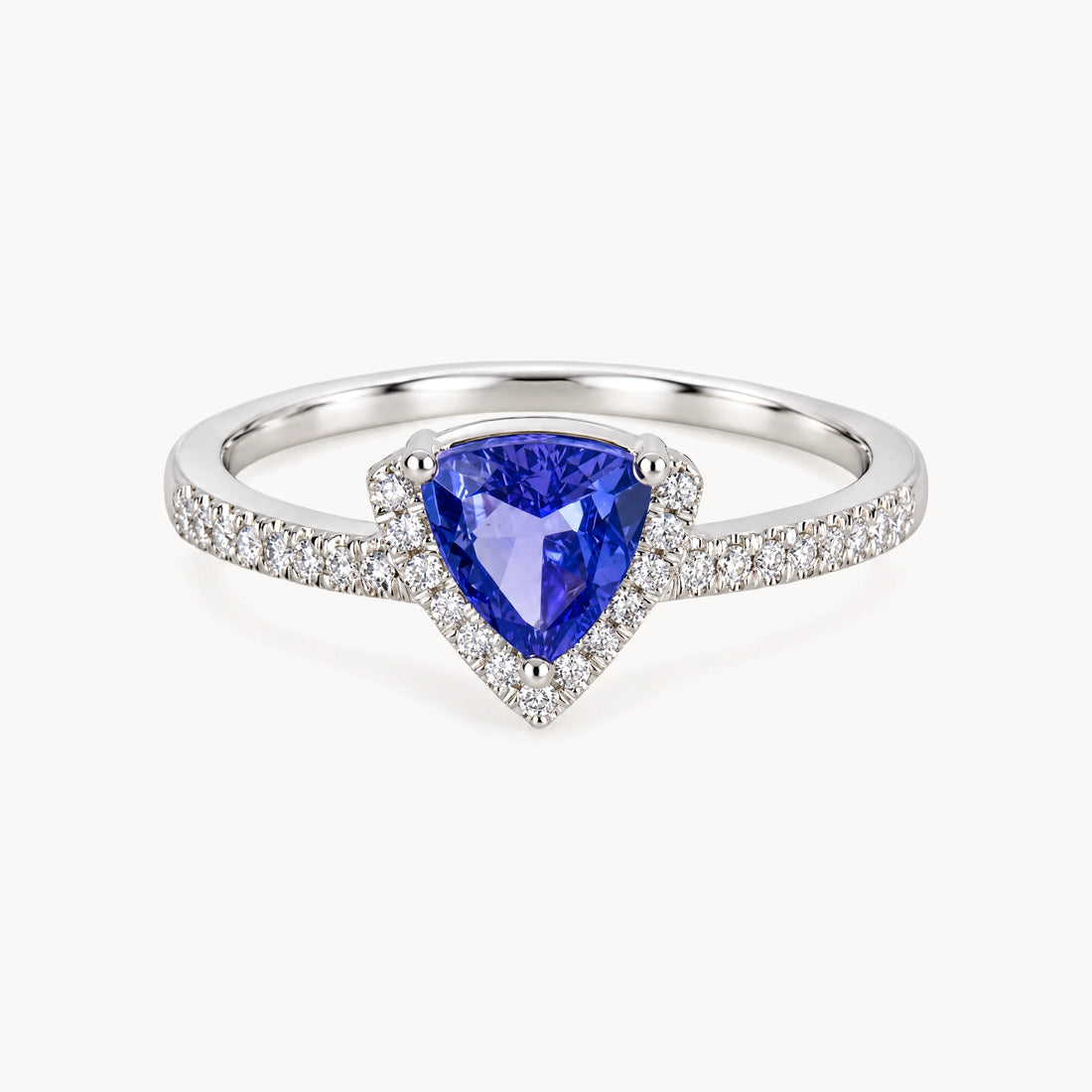 Ring in 585er Weißgold mit Diamant &amp; Tansanit