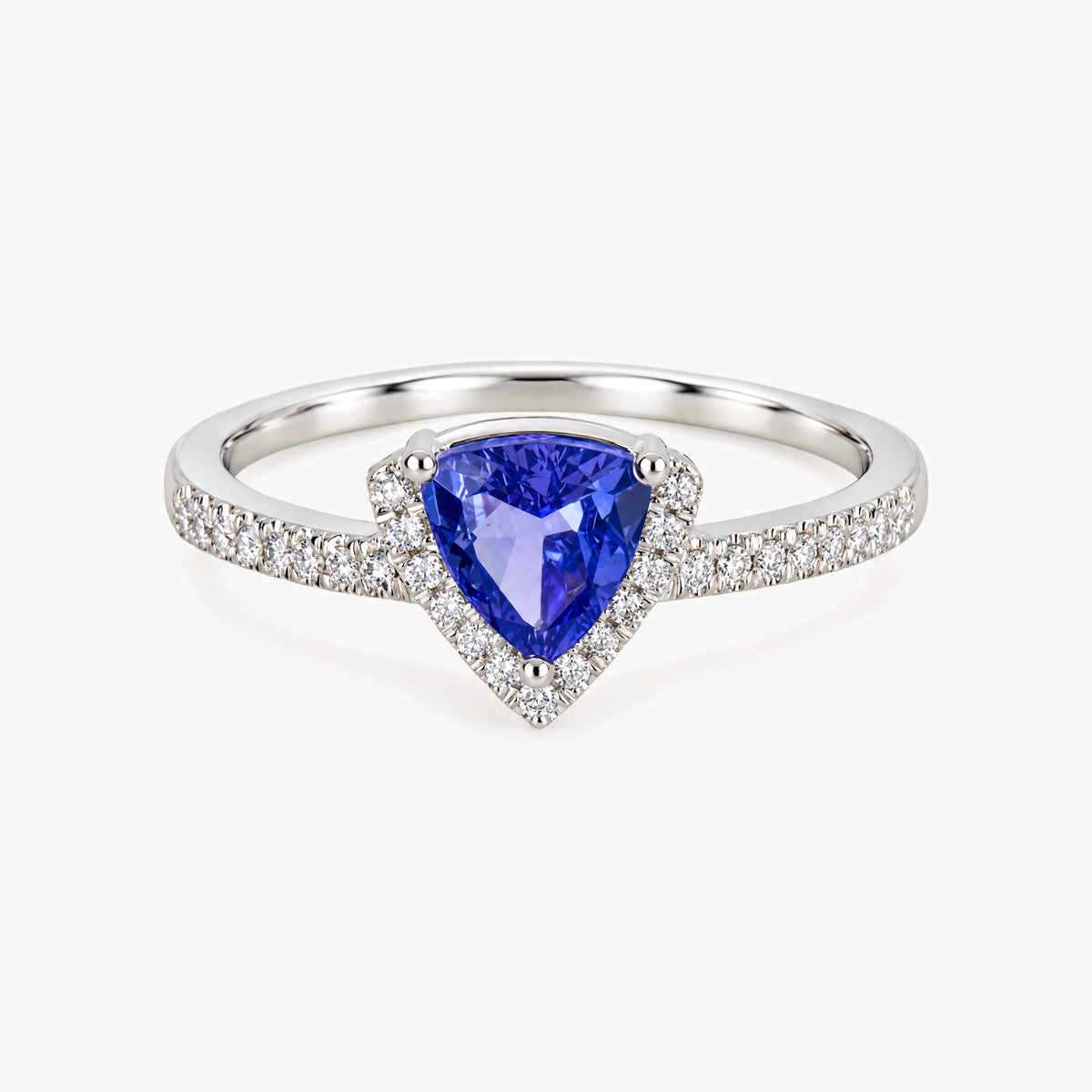 Ring in 585er Weißgold mit Diamant &amp; Tansanit