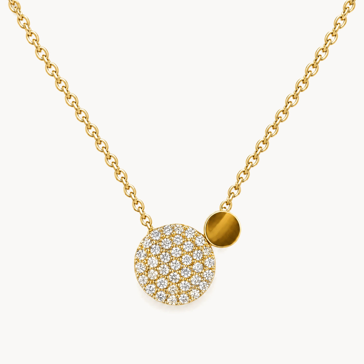 Collier in 585er Gelbgold mit Diamant