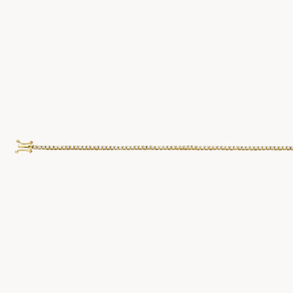 Tennisarmband in 585er Gold mit Diamant