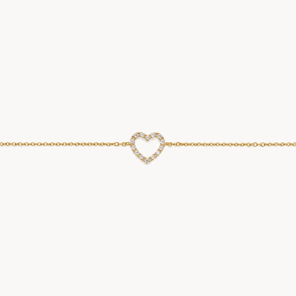 Armband in 333er Gold mit Zirkonia