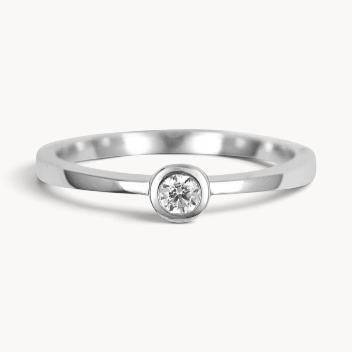Silber mit Brillant