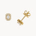 Ohrstecker in 585er Gelbgold mit Diamant