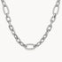 Collier in 925er Silber rhodiniert mit Zirkonia