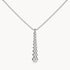Collier in 950er Platin mit Diamant