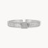Armspange in 925er Silber rhodiniert & Stahl mit Zirkonia
