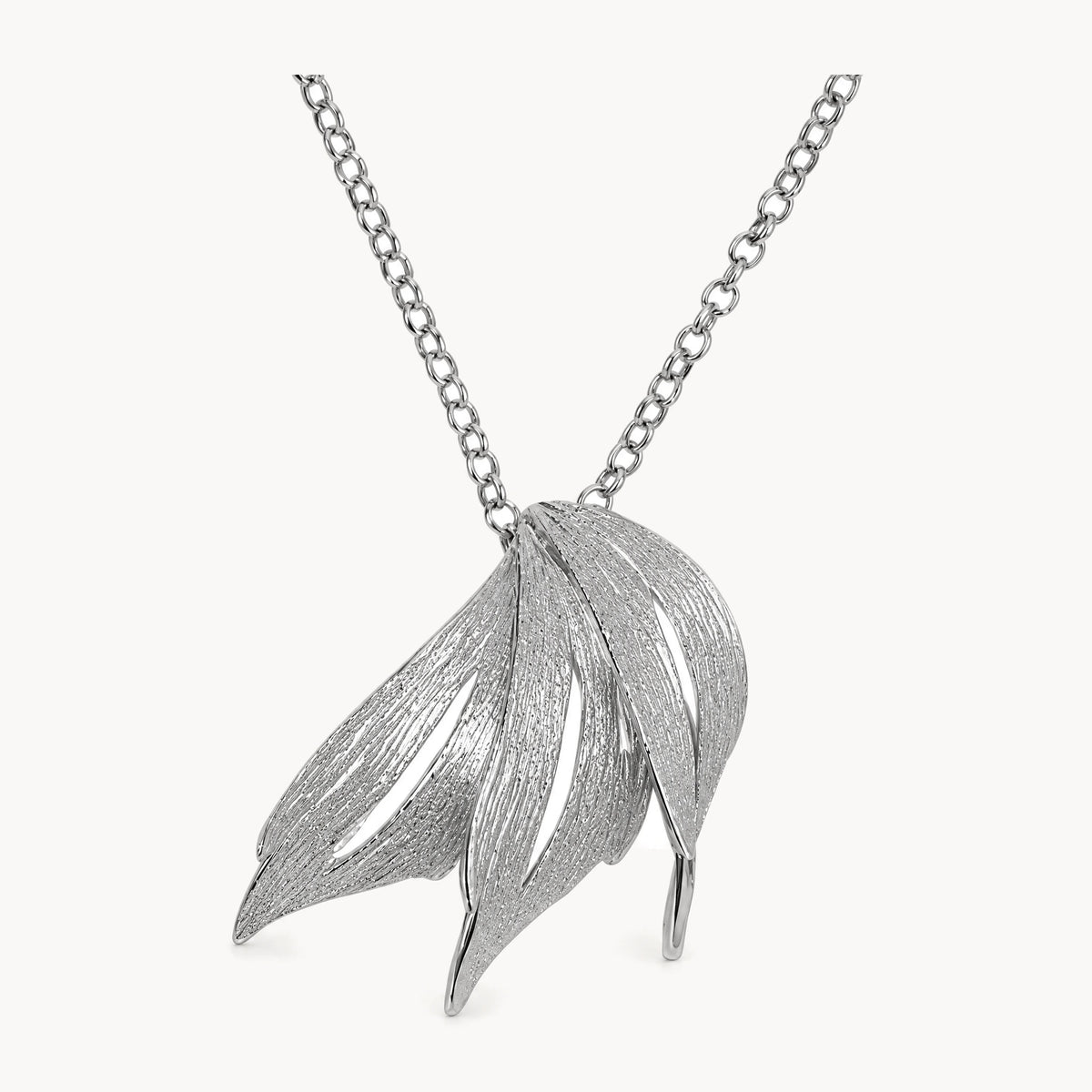 Collier in 925er Silber rhodiniert