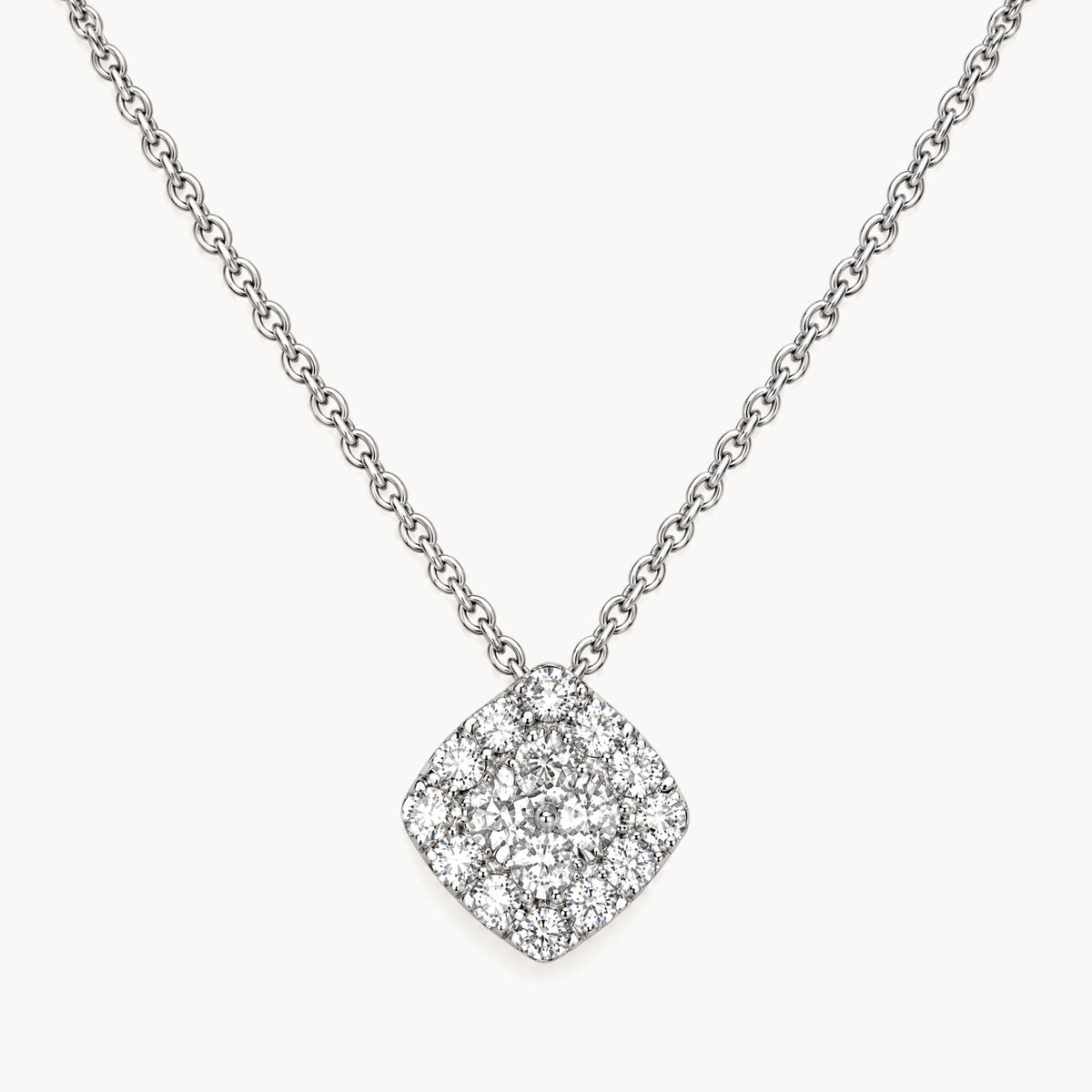 Collier in 585er Weißgold mit Diamant