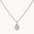 Collier in 585er Weißgold mit Diamant