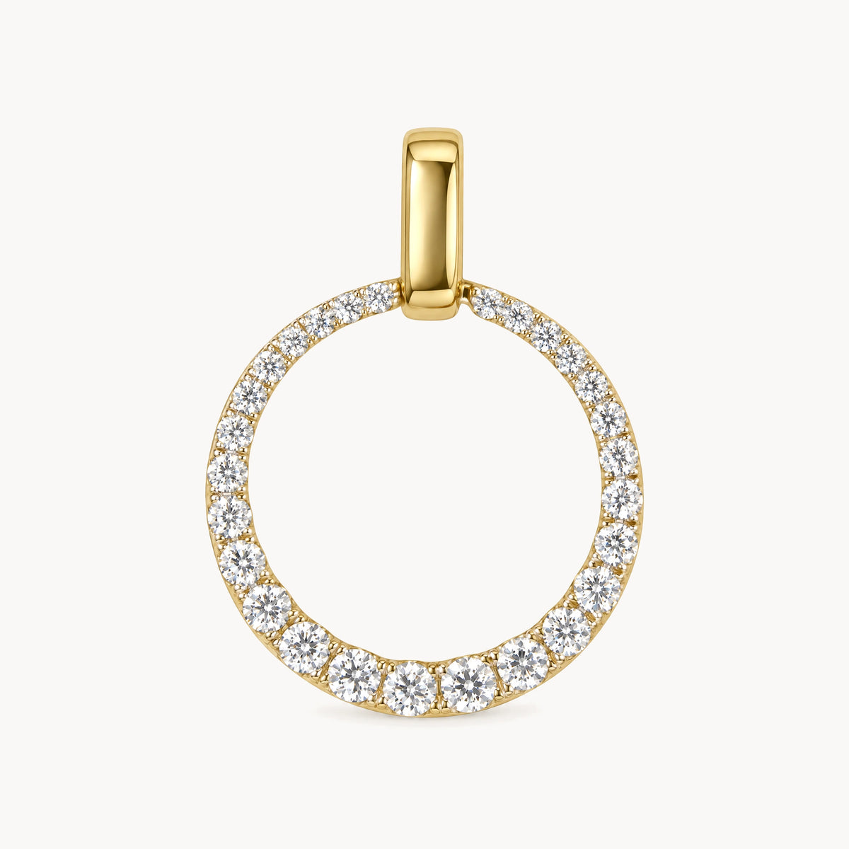 Anhänger in 333er Gelbgold mit Zirkonia