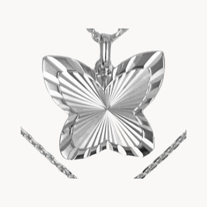 Collier „Schmetterling“ in 925er Silber – rhodiniert