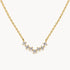 Collier in 333er Gelbgold mit Zirkonia